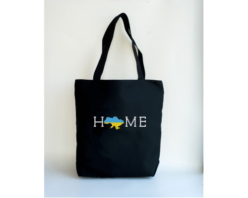 Летняя текстильная сумка под вышивку Home