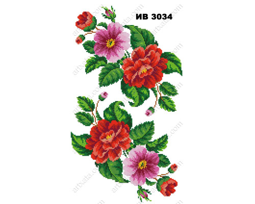Наклейка с имитацией вышивки ИВ-3034