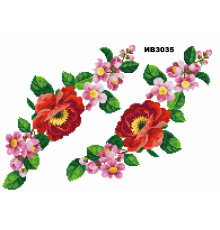 Наклейка с имитацией вышивки ИВ-3035