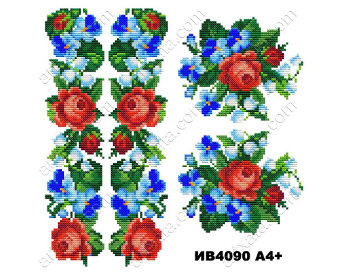 Наклейка з імітацією вишивки ІВ-4090