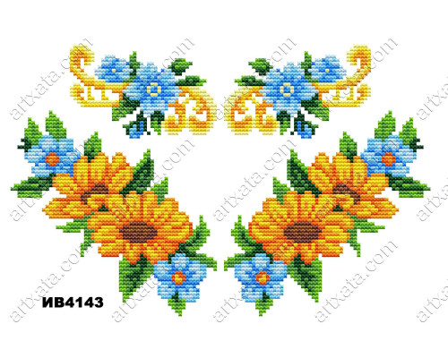 Наклейка с имитацией вышивки ИВ-4143