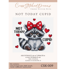 Набор для вышивки крестиком NOT TODAY CUPID