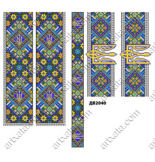 Термоналіпка для вишивки ДВ-2040