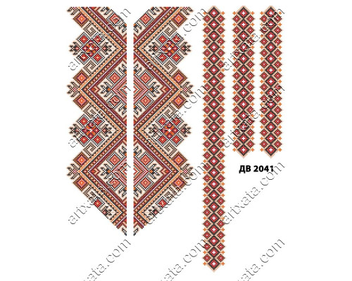 Термонаклейка для вышивания ДВ-2041