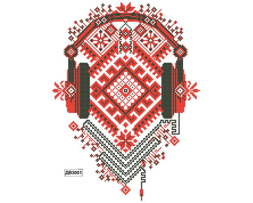 Термоналіпка для вишивки ДВ-3001