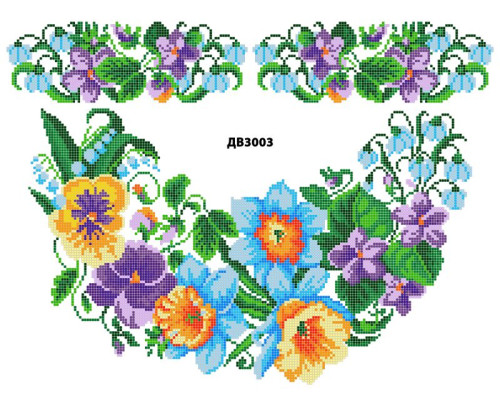 Термоналіпка для вишивки ДВ-3003