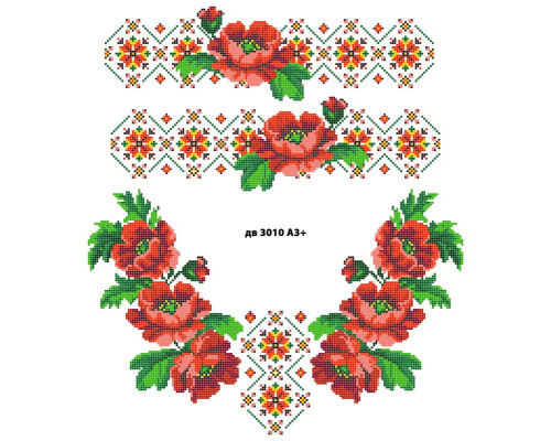 Термоналіпка для вишивки ДВ-3010