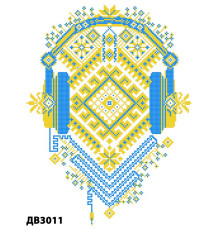 Термоналіпка для вишивки ДВ-3011