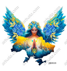 Термонаклейка для вышивания ДВ-3018