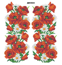Термонаклейка для вышивания ДВ-3024