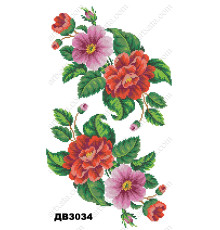 Термонаклейка для вышивки ДВ-3034