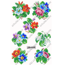 Термоналіпка для вишивки ДВ-4009