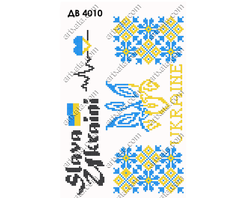 Термоналіпка для вишивки ДВ-4010