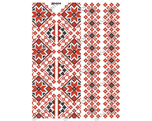 Термонаклейка для вышивки ДВ-4034