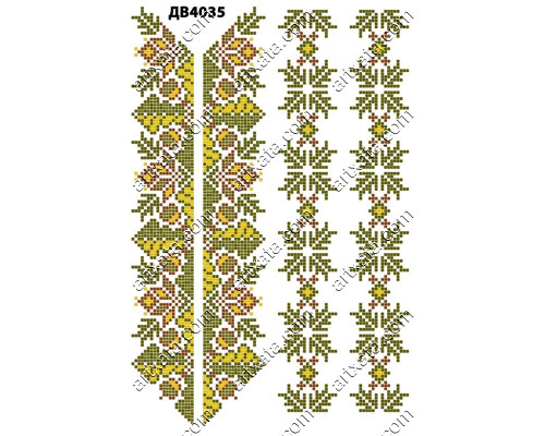 Термоналіпка для вишивки ДВ-4035