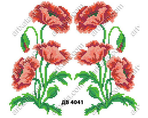 Термоналіпка для вишивки ДВ-4041
