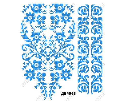 Термонаклейка для вышивки ДВ-4043
