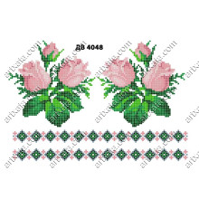 Термонаклейка для вышивания ДВ-4048