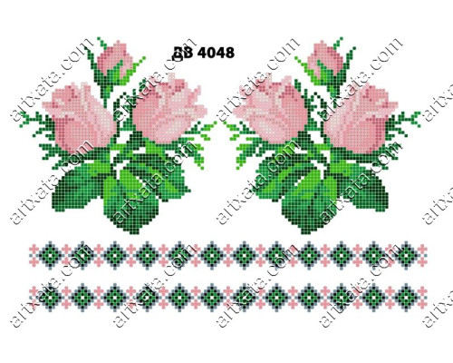 Термонаклейка для вышивания ДВ-4048