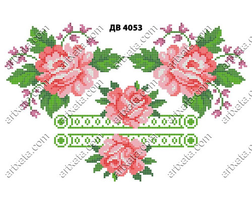 Термонаклейка для вышивки ДВ-4053