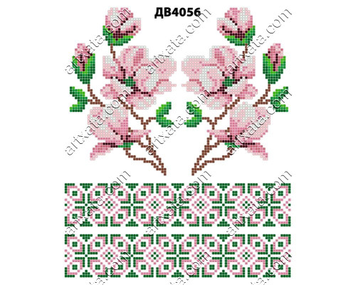 Термонаклейка для вышивки ДВ-4056