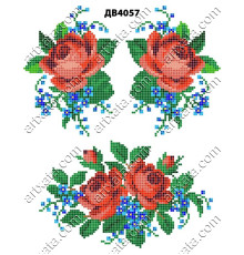 Термоналіпка для вишивки ДВ-4057