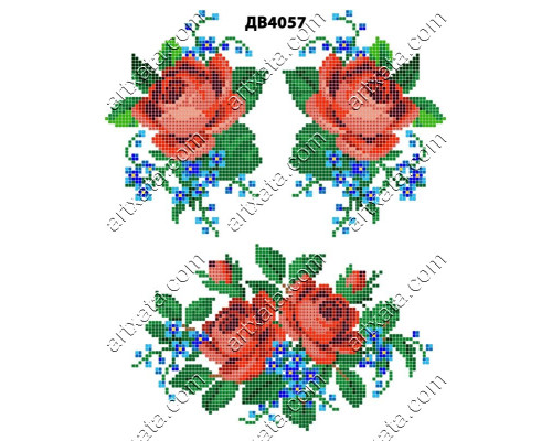 Термонаклейка для вышивки ДВ-4057