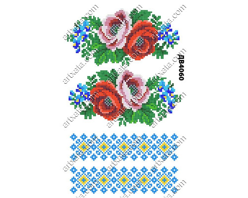 Термонаклейка для вышивания ДВ-4060
