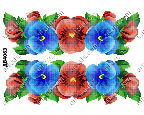 Термоналіпка для вишивки ДВ-4063
