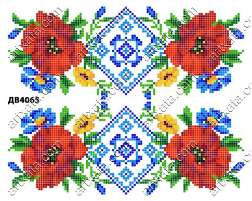 Термоналіпка для вишивки ДВ-4065