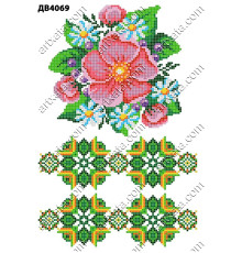 Термонаклейка для вышивания ДВ-4069