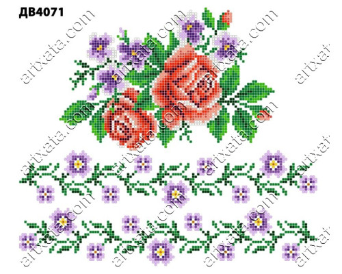 Термоналіпка для вишивки ДВ-4071