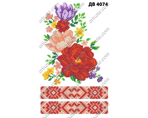 Термоналіпка для вишивки ДВ-4074