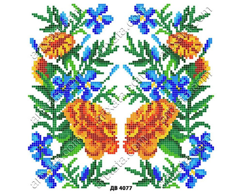 Термонаклейка для вышивки ДВ-4077