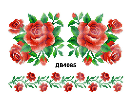 Термоналіпка для вишивки ДВ-4085