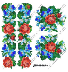 Термонаклейка для вышивки ДВ-4090+