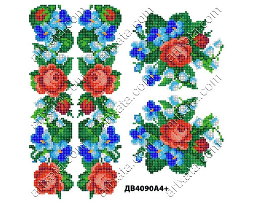 Термонаклейка для вышивки ДВ-4090+