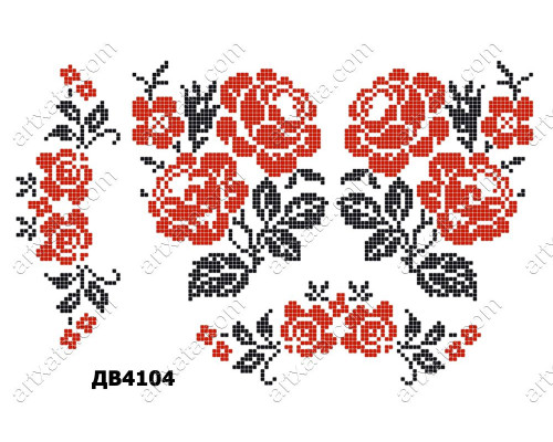 Термонаклейка для вышивания ДВ-4104