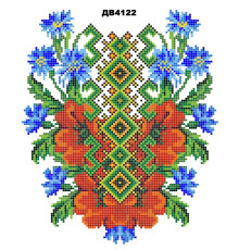 Термонаклейка для вышивки ДВ-4122