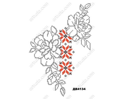 Термонаклейка для вышивки ДВ-4134