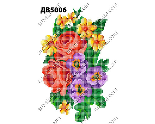 Термоналіпка для вишивки ДВ-5006