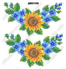 Термоналіпка для вишивки ДВ-5009