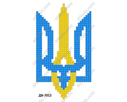 Термонаклейка для вышивания ДВ-7012