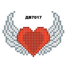 Термонаклейка для вышивания ДВ-7017