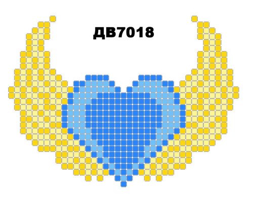 Термонаклейка для вышивания ДВ-7018