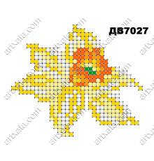 Термонаклейка для вышивания ДВ-7027