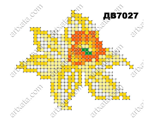 Термонаклейка для вышивания ДВ-7027