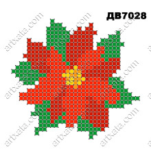 Термонаклейка для вышивания ДВ-7028