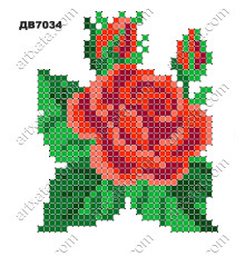 Термонаклейка для вышивания ДВ-7034