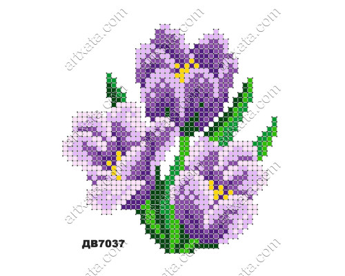 Термонаклейка для вышивания ДВ-7037
